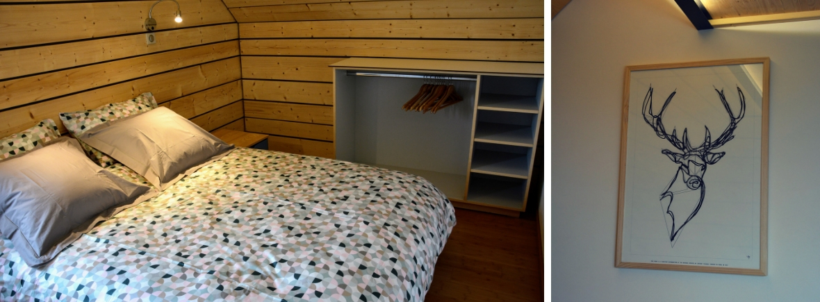 Gîte Etoile Boréale - chambre du "cerf"