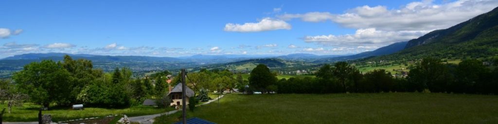 Vue panoramique depuis le Gîte Etoile Boréale
