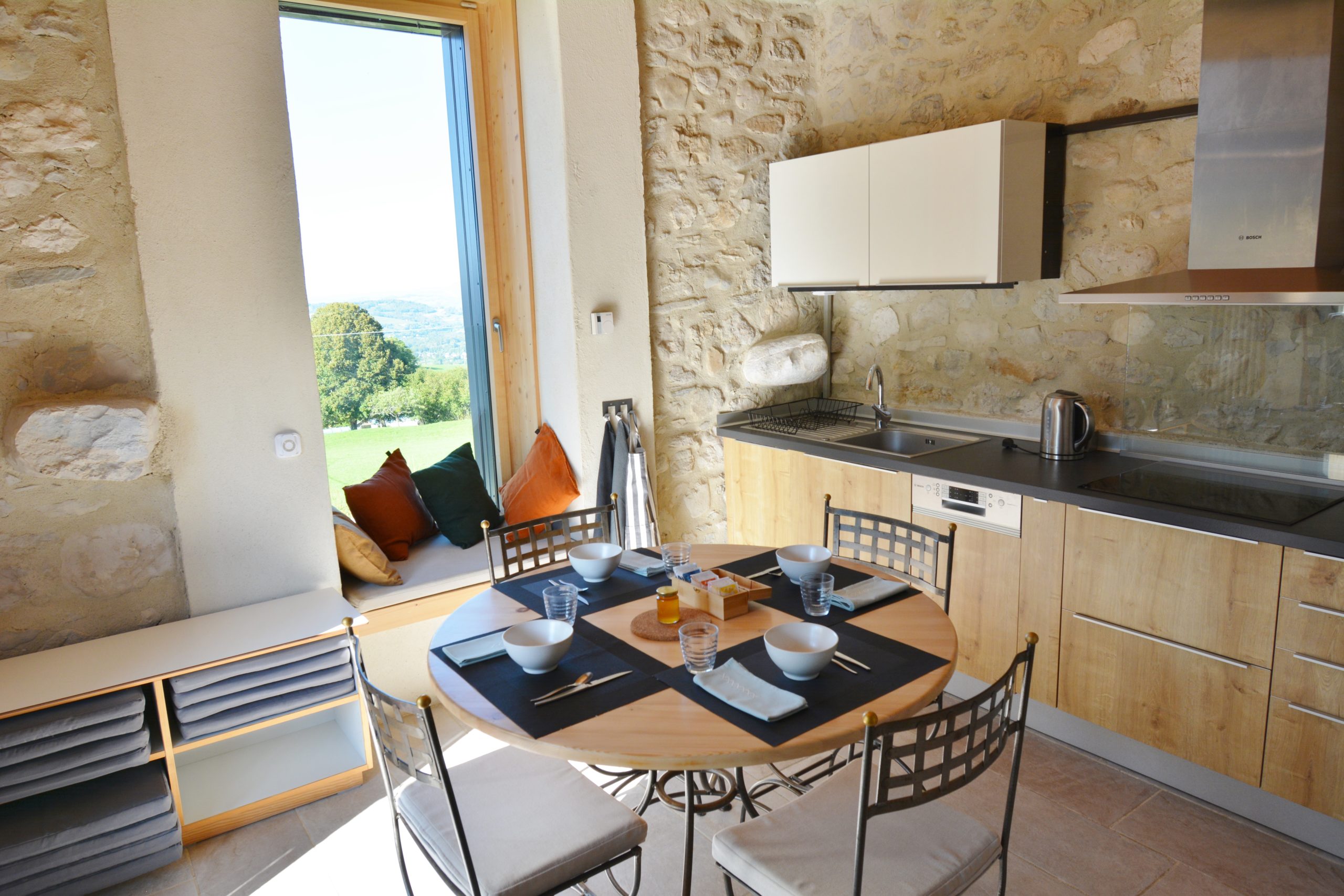 Cuisine du gite Etoile Boréale en Savoie