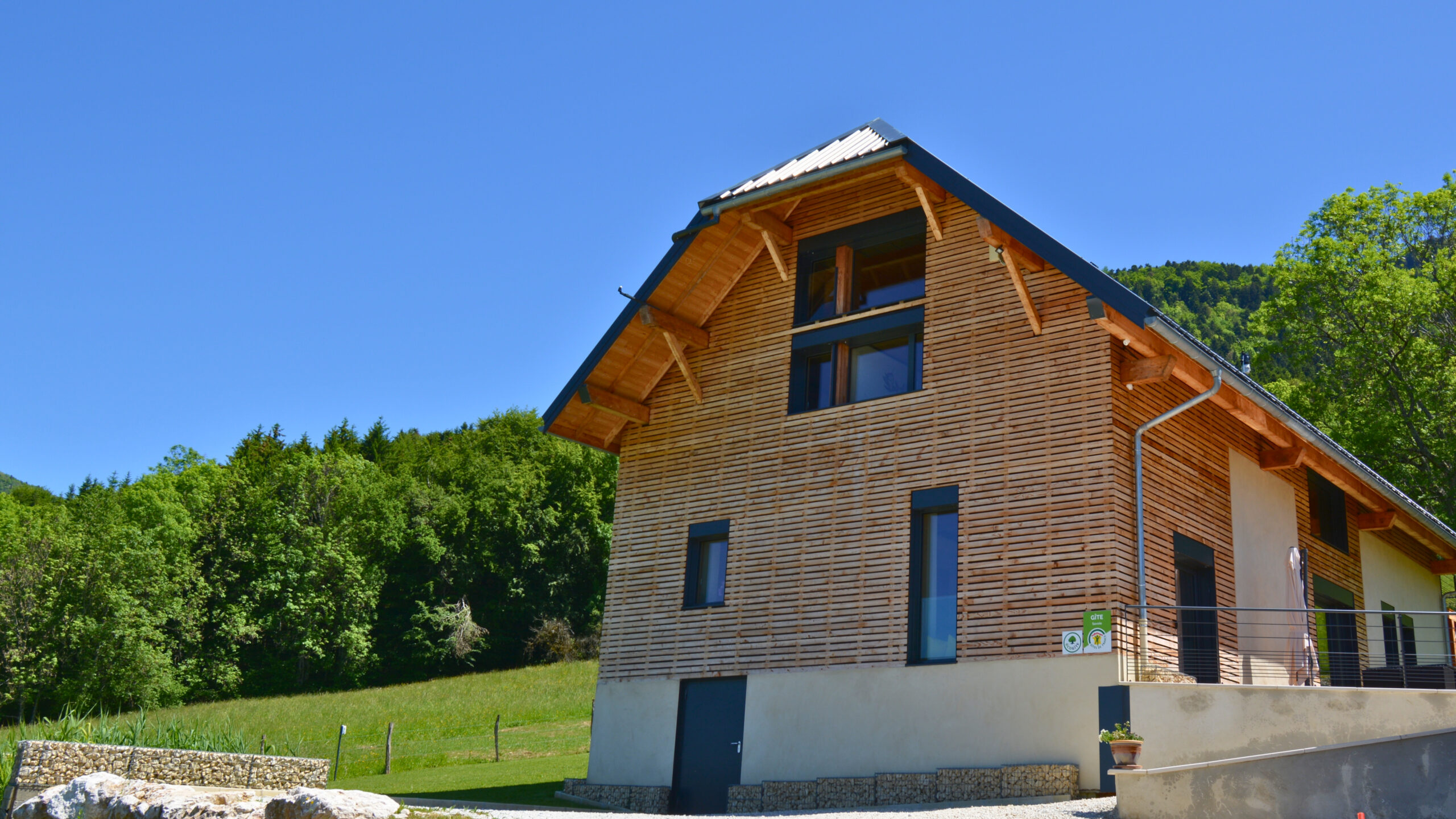 gite etoile boreale vue maison